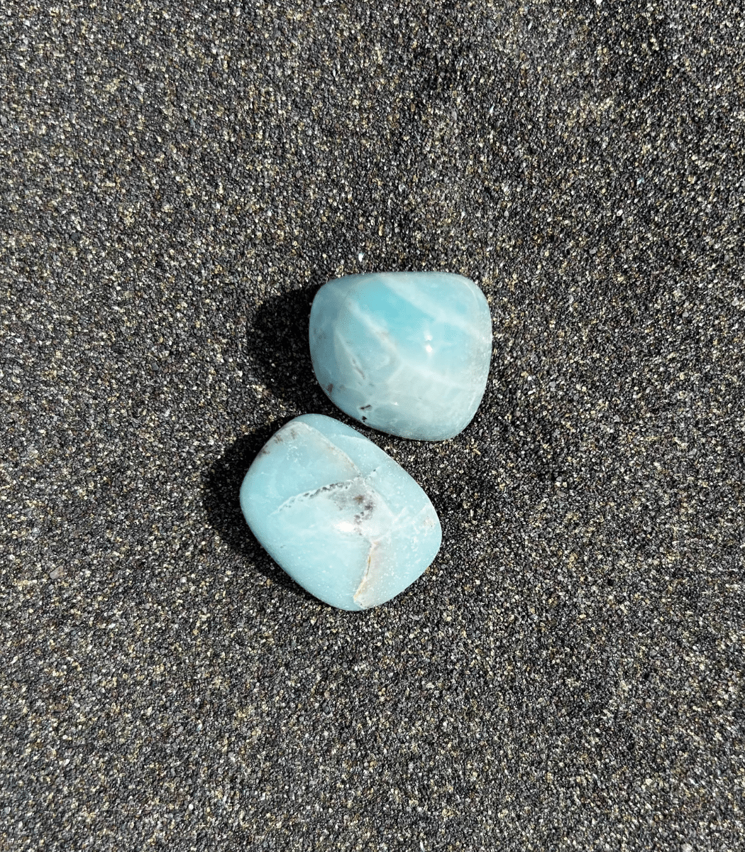 Amazonite pierre naturelle brute lithothérapie CESAME La Réunion